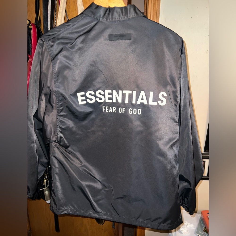 Fear of God Essentials Coaches Jacket Iron